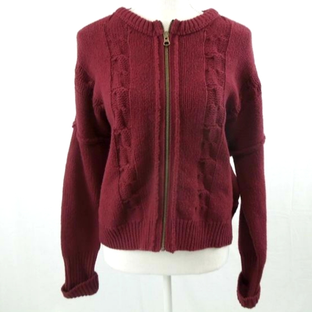 Anthropologie Sparrow Full Zip Cardigan Sweater
